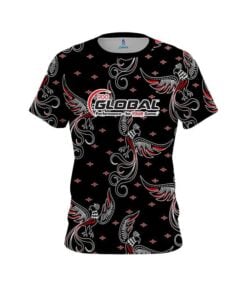 900 Global Phoenix Break Red CoolWick Bowling Jersey