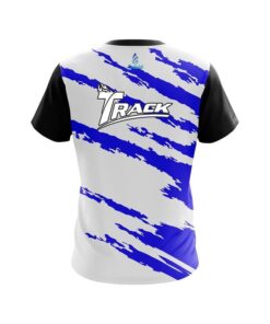 Alternative view of Track Athlete Bolt Blue CoolWick Bowling Jersey