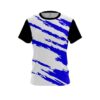 Plain Athlete Bolt Blue CoolWick Bowling Jersey