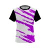 Plain Athlete Bolt Purple CoolWick Bowling Jersey