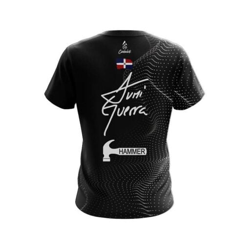 Hammer Aumi Guerra Black Digital Wave CoolWick Bowling Jersey - Image 2