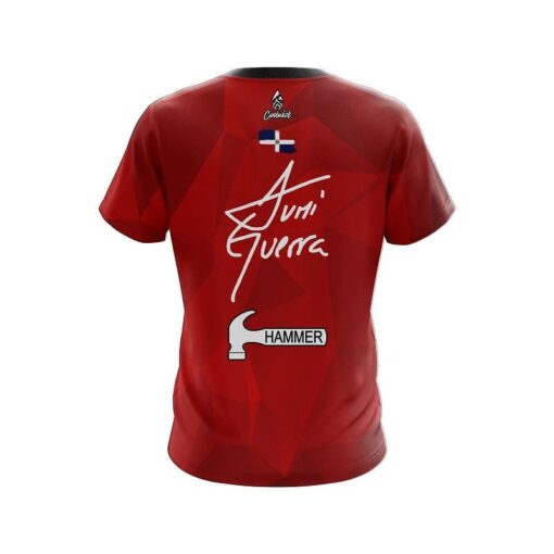 Hammer Aumi Guerra Red CoolWick Bowling Jersey - Image 2