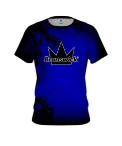 Brunswick Toxic Rugged Smoke Blue CoolWick Bowling Jersey