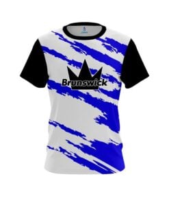Brunswick Athlete Bolt Blue CoolWick Bowling Jersey
