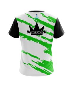 Alternative view of Brunswick Athlete Bolt Green CoolWick Bowling Jersey