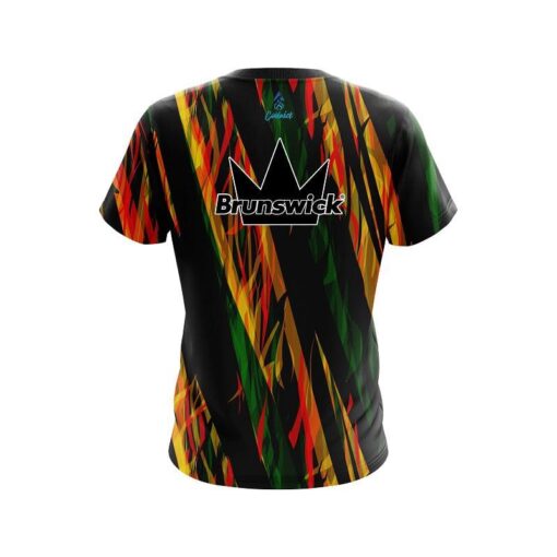 Brunswick Exotic Chaos CoolWick Bowling Jersey - Image 2