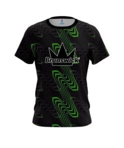 Brunswick Halftone Extreme Green CoolWick Bowling Jersey