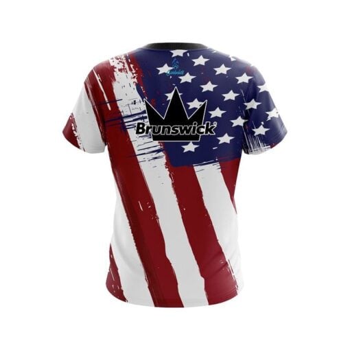 Brunswick Painted Flag CoolWick Bowling Jersey - Image 2
