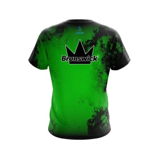 Brunswick Toxic Rugged Smoke CoolWick Bowling Jersey - Image 2