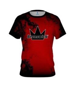 Brunswick Toxic Rugged Smoke Red CoolWick Bowling Jersey