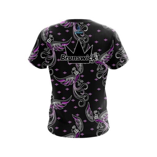 Brunswick Phoenix Break Red CoolWick Bowling Jersey - Image 2