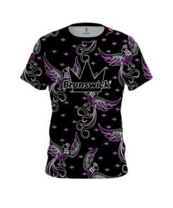 Brunswick Phoenix Break Purple CoolWick Bowling Jersey