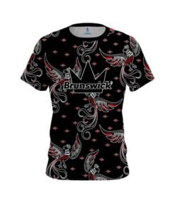 Brunswick Phoenix Break Red CoolWick Bowling Jersey