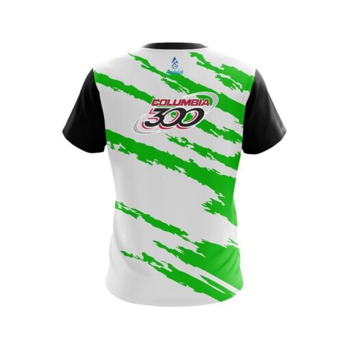 Columbia 300 Athlete Bolt Green CoolWick Bowling Jersey - Image 2