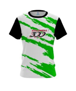 Columbia 300 Athlete Bolt Green CoolWick Bowling Jersey