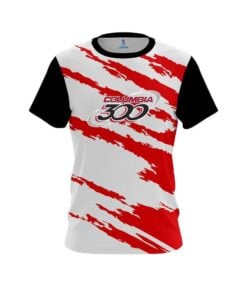 Columbia 300 Athlete Bolt Red CoolWick Bowling Jersey