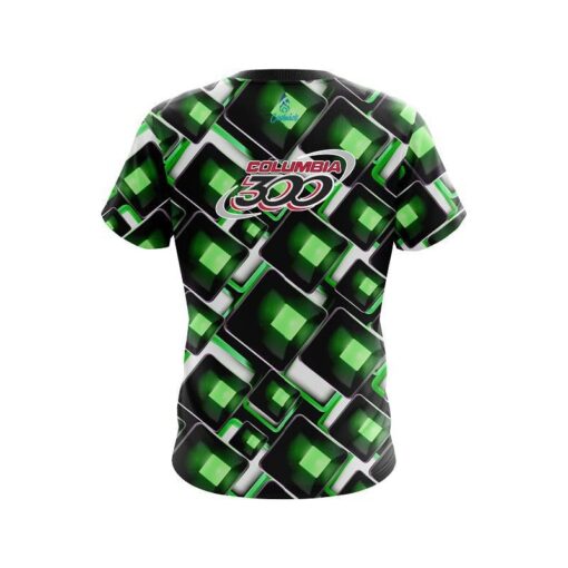 Columbia 300 Conception Green CoolWick Bowling Jersey - Image 2