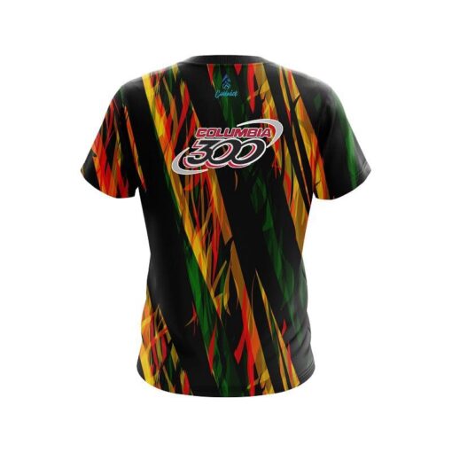 Columbia 300 Exotic Chaos CoolWick Bowling Jersey - Image 2