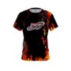 Columbia 300 Orange Flame CoolWick Bowling Jersey