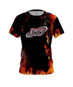 Columbia 300 Orange Flame CoolWick Bowling Jersey