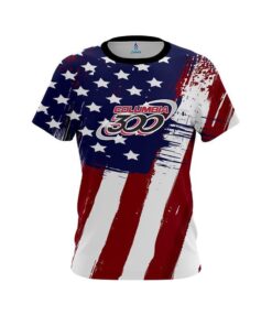 Columbia 300 Painted Flag CoolWick Bowling Jersey