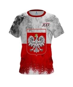 Columbia 300 Poland Flag CoolWick Bowling Jersey