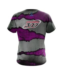 Alternative view of Columbia 300 Purple Rigid Steel CoolWick Bowling Jersey