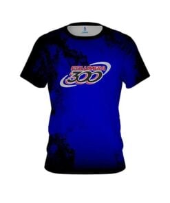 Columbia 300 Toxic Rugged Smoke Blue CoolWick Bowling Jersey