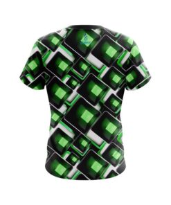 Alternative view of Plain Conception Green CoolWick Bowling Jersey