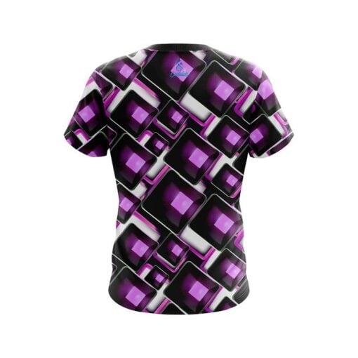 Plain Conception Purple CoolWick Bowling Jersey - Image 2