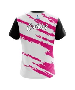 Alternative view of CoolWick Athlete Bolt Pink CoolWick Bowling Jersey