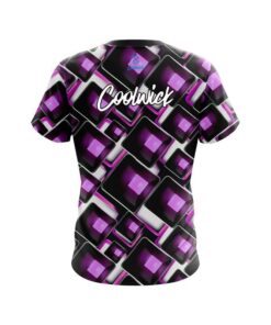 Alternative view of CoolWick Conception Purple CoolWick Bowling Jersey