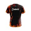 CoolWick Orange Flame CoolWick Bowling Jersey - Image 2