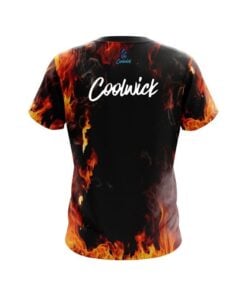 Alternative view of CoolWick Orange Flame CoolWick Bowling Jersey