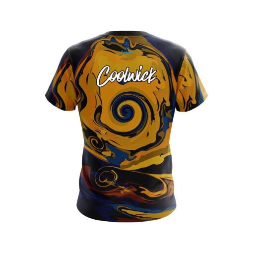 CoolWick Painted Vortex Moon CoolWick Bowling Jersey - Image 2