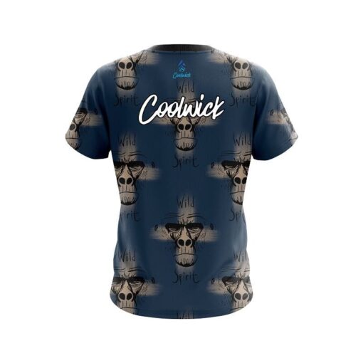 CoolWick Wild Spirit Monkey CoolWick Bowling Jersey - Image 2