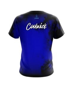 Alternative view of CoolWick Toxic Rugged Smoke Blue CoolWick Bowling Jersey