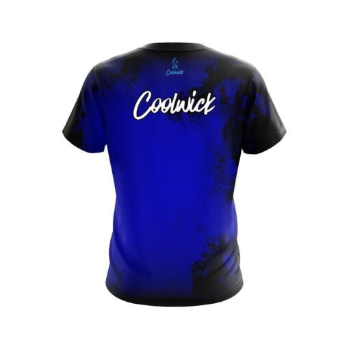 CoolWick Toxic Rugged Smoke Blue CoolWick Bowling Jersey - Image 2