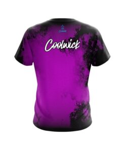 Alternative view of CoolWick Toxic Rugged Smoke Purple CoolWick Bowling Jersey
