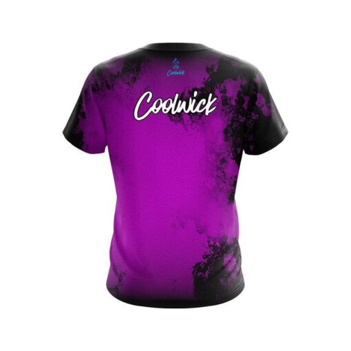 CoolWick Toxic Rugged Smoke Purple CoolWick Bowling Jersey - Image 2