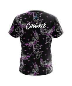 Alternative view of CoolWick Phoenix Break Purple CoolWick Bowling Jersey