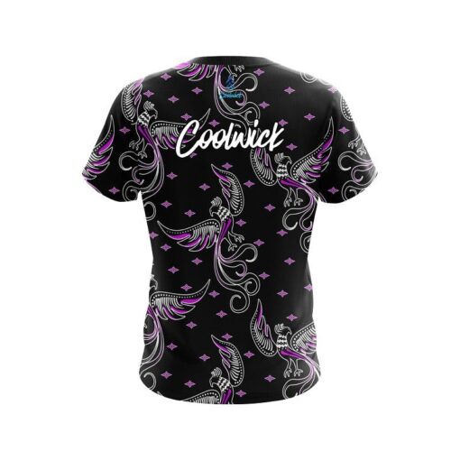 CoolWick Phoenix Break Purple CoolWick Bowling Jersey - Image 2