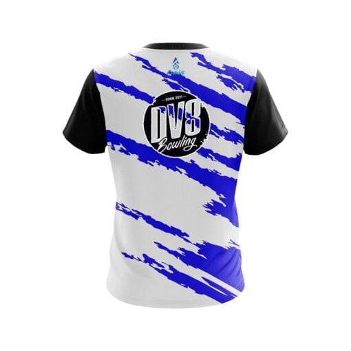 DV8 Athlete Bolt Blue CoolWick Bowling Jersey - Image 2