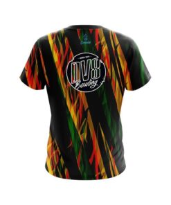 Alternative view of DV8 Exotic Chaos CoolWick Bowling Jersey