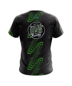 Alternative view of DV8 Halftone Extreme Green CoolWick Bowling Jersey