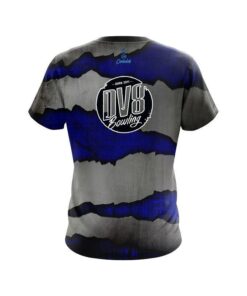 Alternative view of DV8 Blue Rigid Steel CoolWick Bowling Jersey