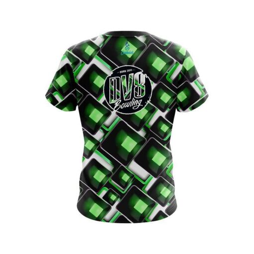 DV8 Conception Green CoolWick Bowling Jersey - Image 2