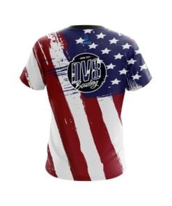 Alternative view of DV8 Painted Flag CoolWick Bowling Jersey