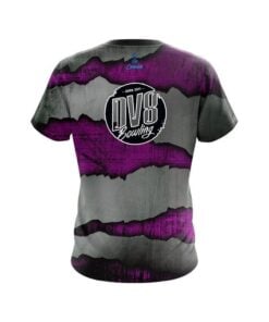 Alternative view of DV8 Purple Rigid Steel CoolWick Bowling Jersey