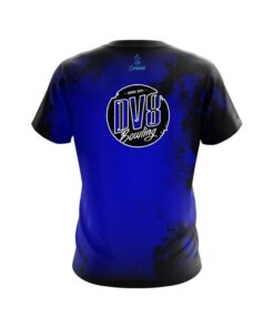 Alternative view of DV8 Toxic Rugged Smoke Blue CoolWick Bowling Jersey